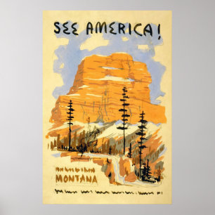 Póster Vea América Montana