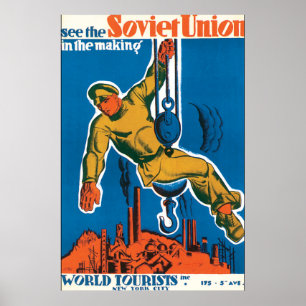 Póster Vea el poster del viaje del vintage de Unión