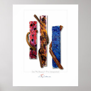 Póster Vea la belleza en el poster inesperado