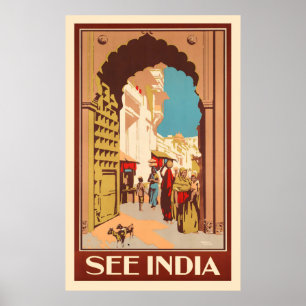 Póster Vea la India