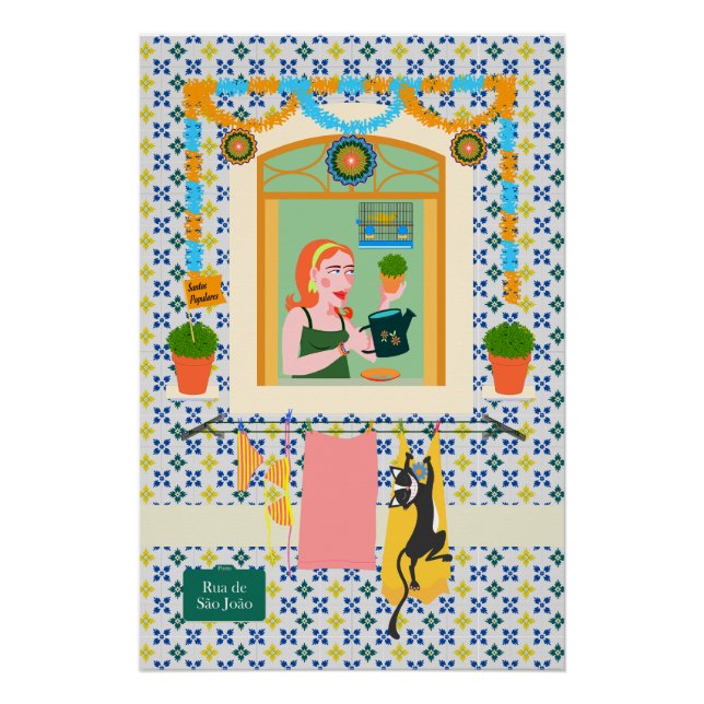 Póster Vecino de San Juan Portugués Festa (Anverso)