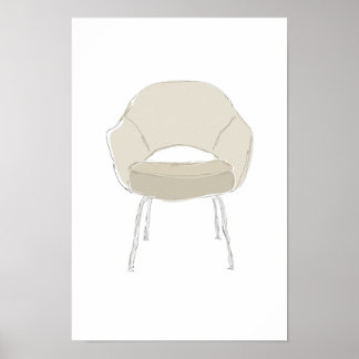 Póster Vector de garrapatas de la serie S de Saarinen