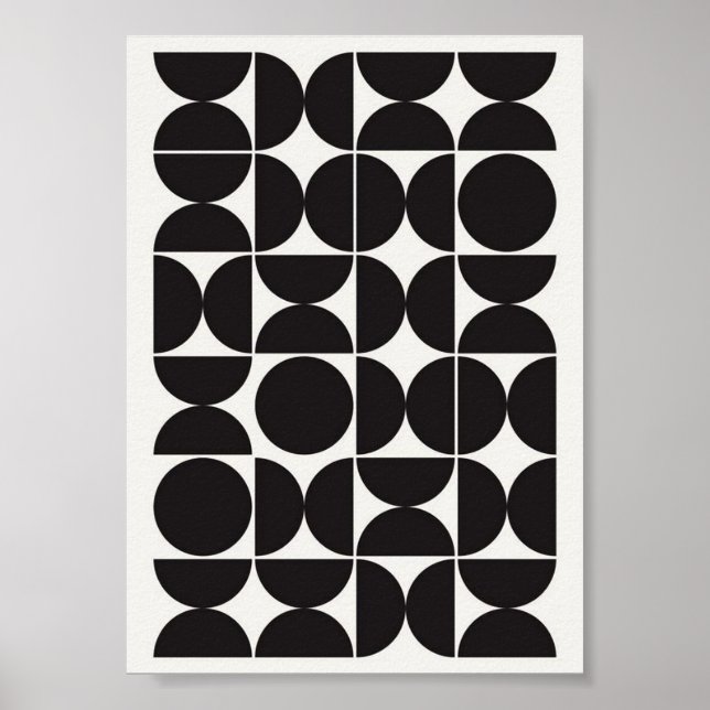 Póster Vector geometric pattern poster (Frente)