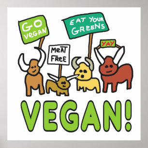 Póster Vegan