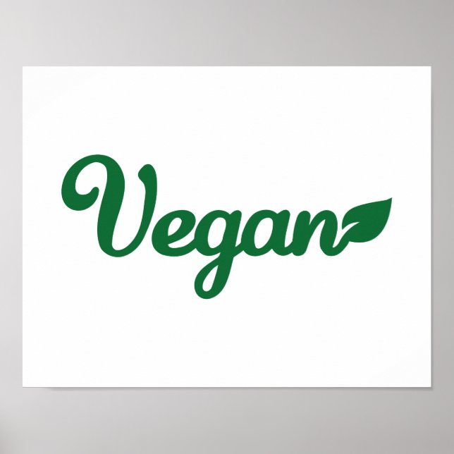 Póster Vegan (Frente)