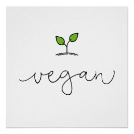 Póster Vegan