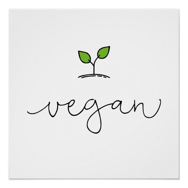 Póster Vegan (Anverso)