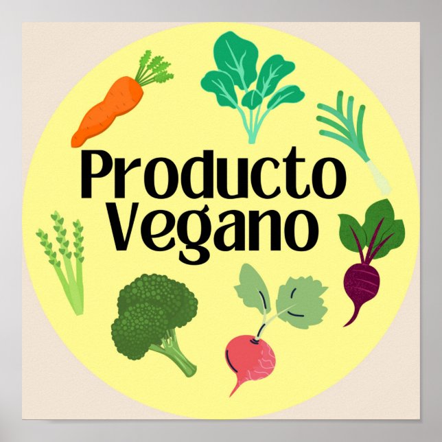 Póster vegano (Frente)