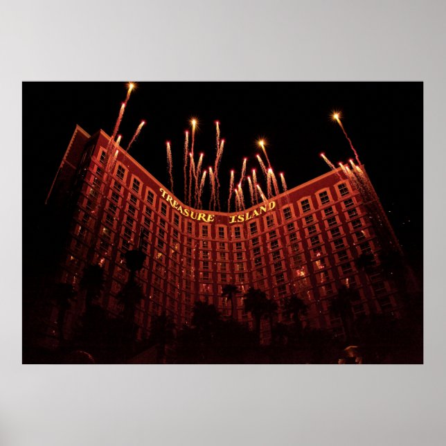 Póster Vegas - Isla del Tesoro (Frente)