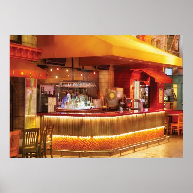Póster Vegas - NY - El bar de la ciudad (Frente)