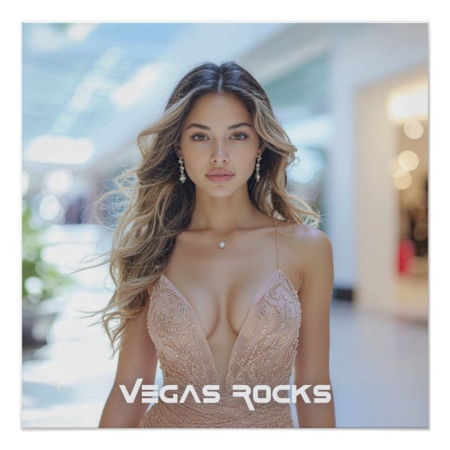 PÓSTER VEGAS ROCKS (Anverso)