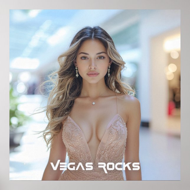 PÓSTER VEGAS ROCKS (Frente)