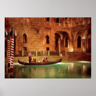 Póster Vegas - Veneciano - El Gondola de Venecia