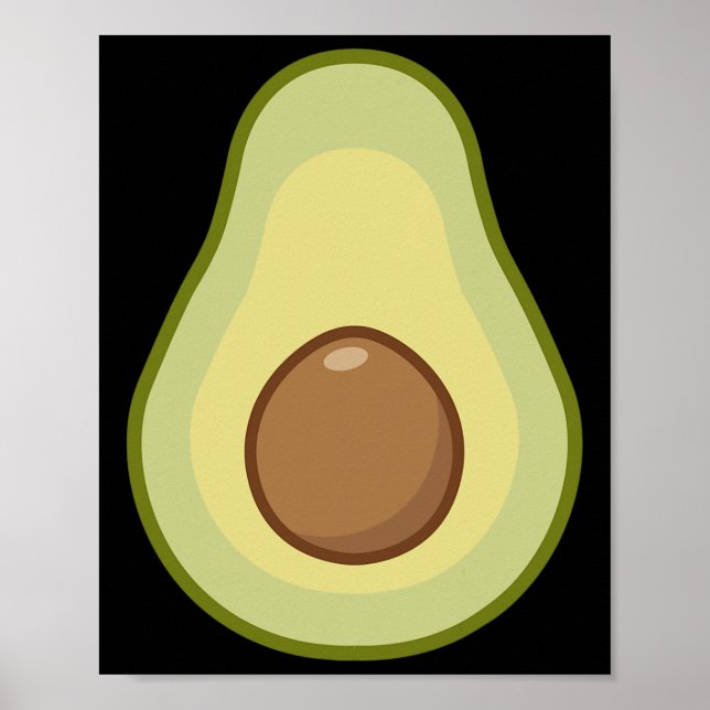 Póster Vegetación de aguacate - Halloween (Frente)