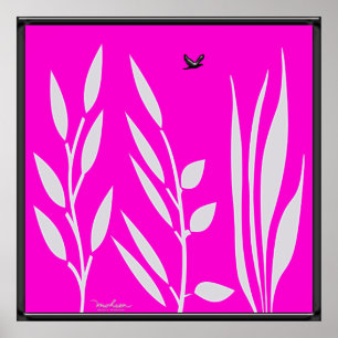 Póster Vegetación ecológica