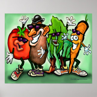 Póster Vegetales