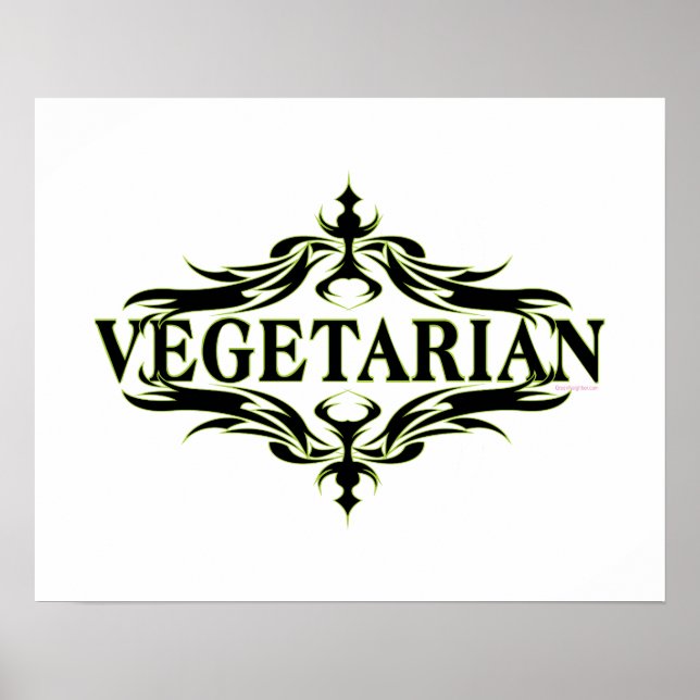 Póster Vegetariano (Frente)