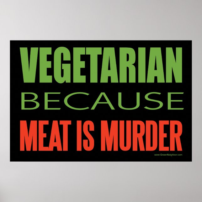 Póster Vegetariano (Frente)