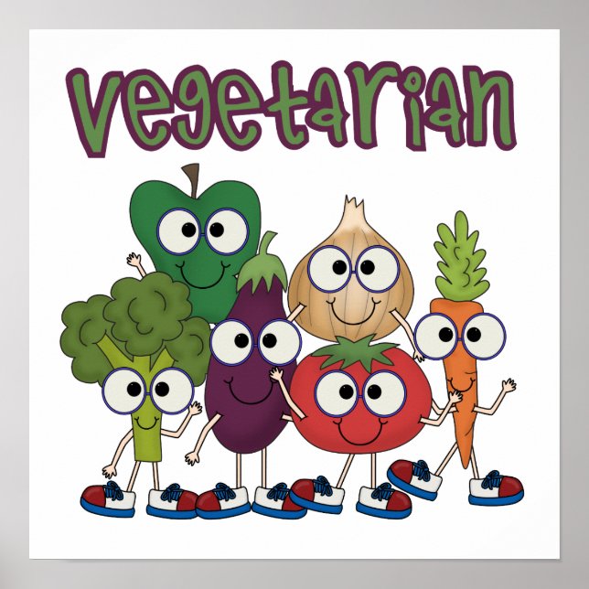 Póster Vegetariano (Frente)
