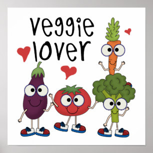 Póster Veggie Lover