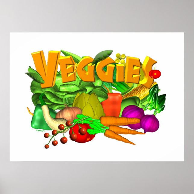 Póster Veggies (Frente)