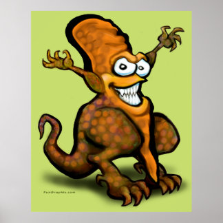 Póster Veggiesauro Rex