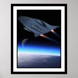 Póster Vehículo de crucero hipersónico de la Fuerza Aérea