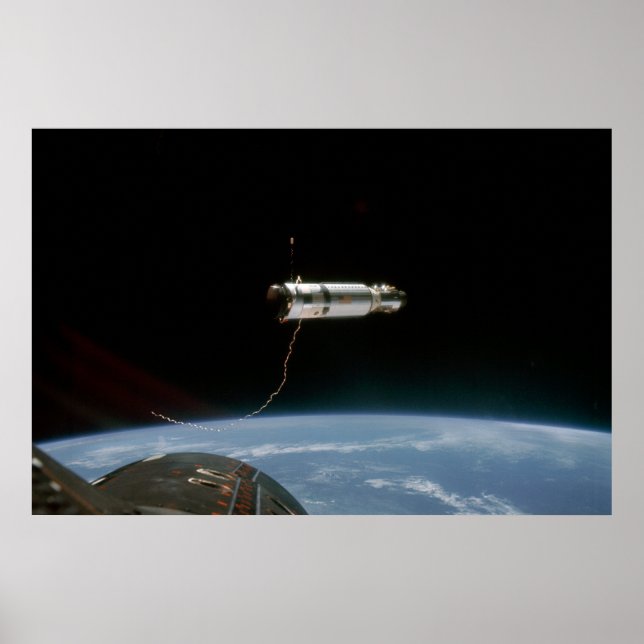 Póster Vehículo objetivo Gemini 11 y Agena (Frente)