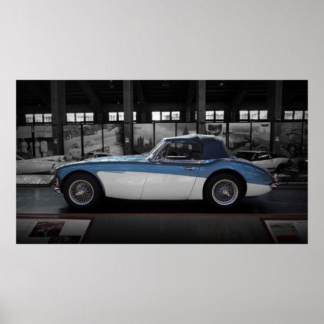 Póster Vehículo vintage (Frente)