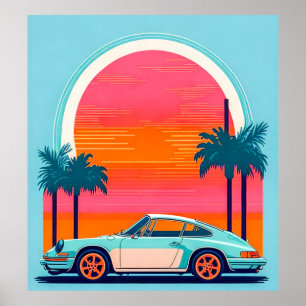 Póster Vehículo vintage