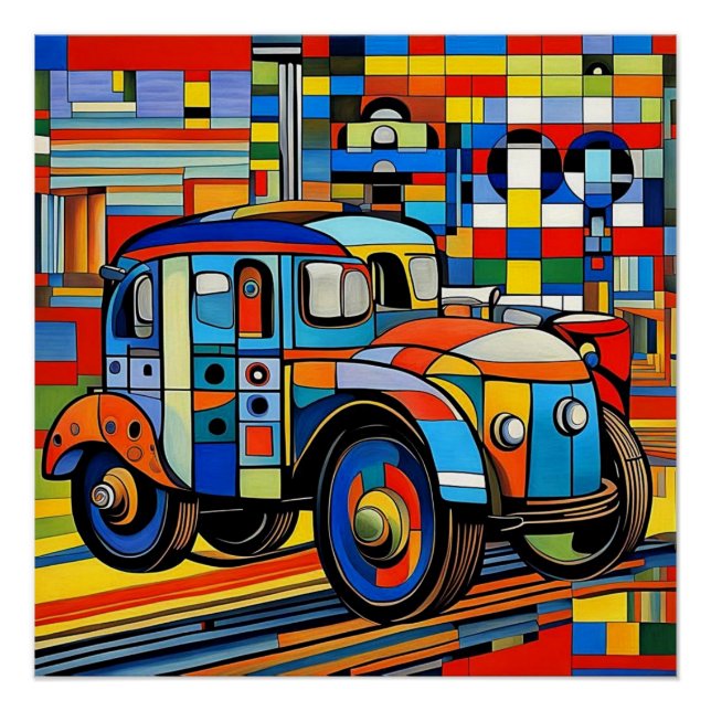 Póster Vehículos sobre ruedas 3 (Anverso)