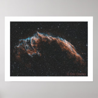Póster Veil Nebula - NGC 6992 - Eric Dreher