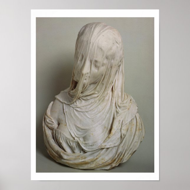 Póster Veiled Girl (marble) (Frente)