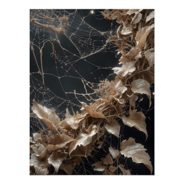Póster Veins of Decay – Herfstdetailkunst (Anverso)