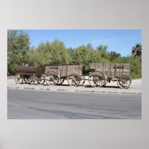 Póster Veinte mulas tiraron de estos carros para 165