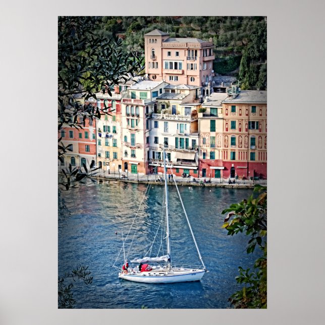 Póster Vela a Portofino, Poster de Italia (Frente)