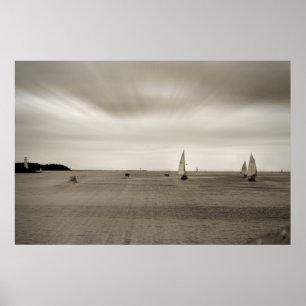 Póster Vela A Través Del Mar Imprimir