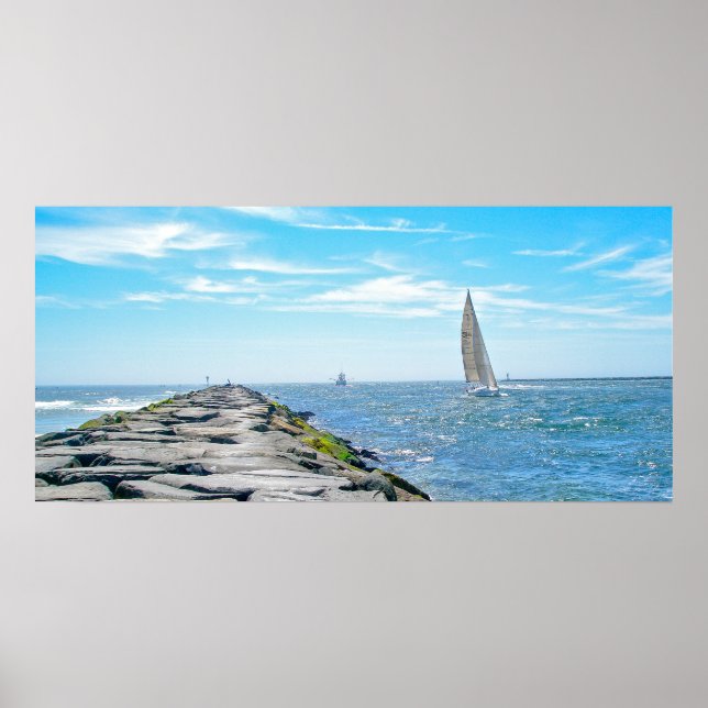 Póster Vela Barnegat Inet en verano (Frente)