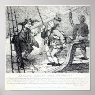 Póster Vela entre hebrides