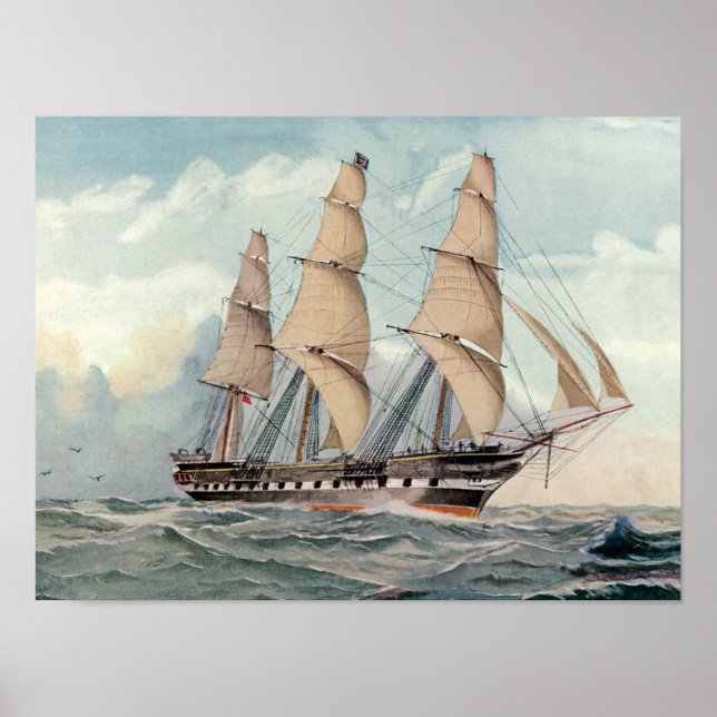 Póster Vela Frigate Duncan Dunbar (Frente)