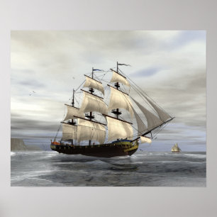 Póster Vela llena
