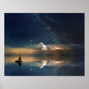 Póster Vela nocturna