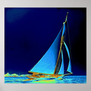 Póster Vela Wayward 1890