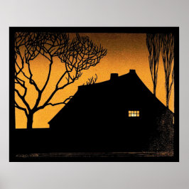 Póster Velada de invierno (1919) por Julie de Graag