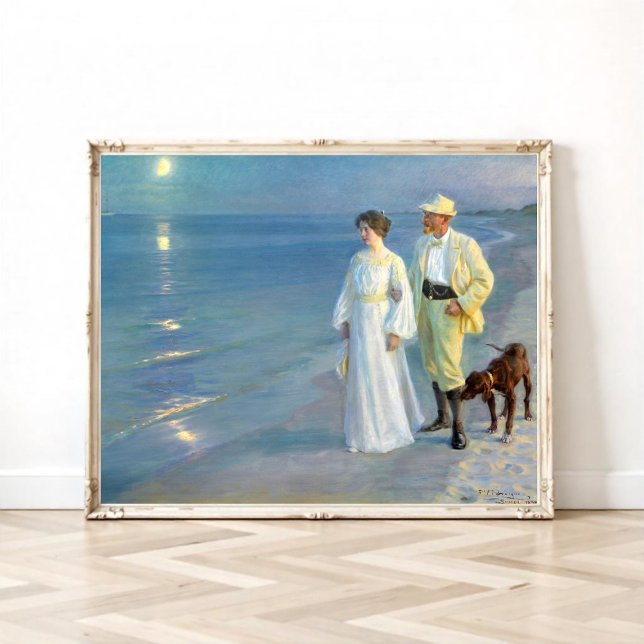 Póster Velada de verano en la playa de Skagen, P.S. Kroye (Subido por el creador)