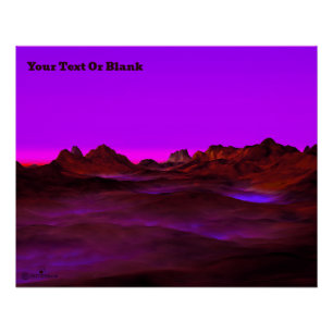 Póster Velada tranquila del desierto