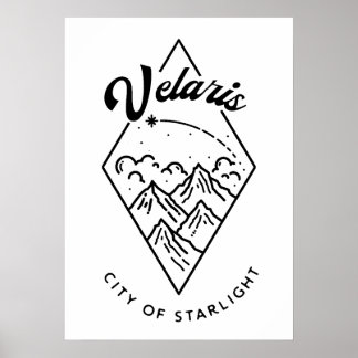 Póster Velaris ACOTAR Inspired 