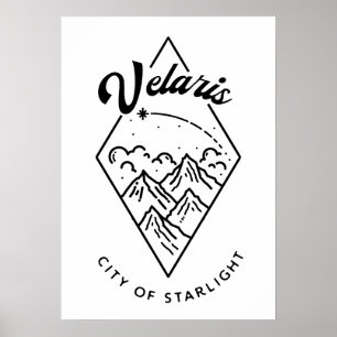 Póster Velaris Inspirado en ACOTAR
