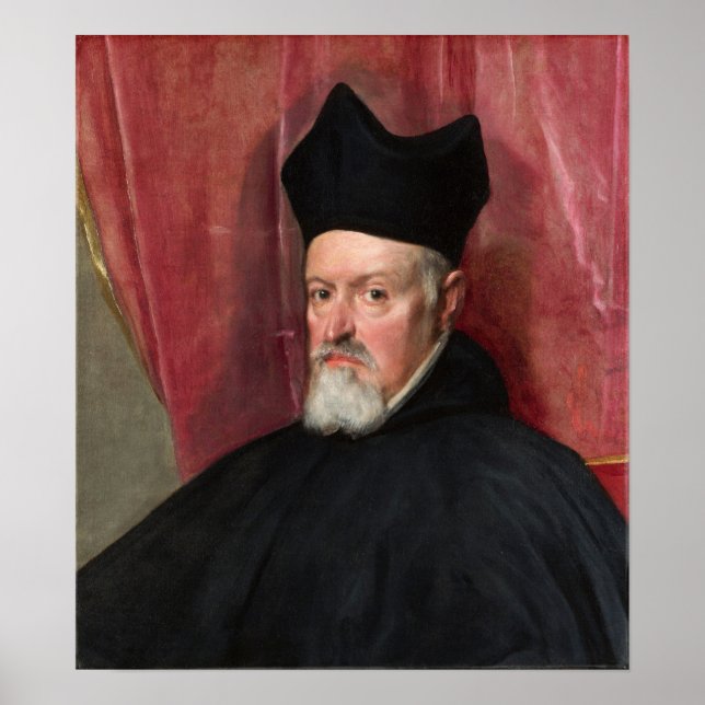 Póster Velázquez - Arzobispo Fernando De Valdus 1640 (Frente)