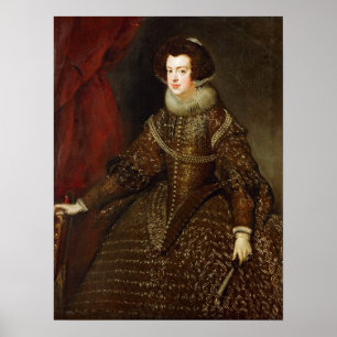 Póster Velázquez - Isabel De Bourbon España Reina Portuga